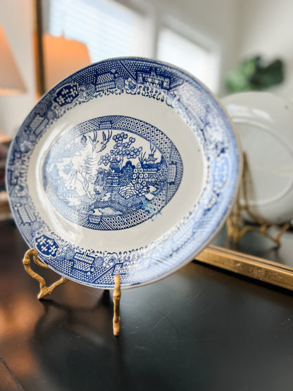 Blue Willow Platter by Royal USA